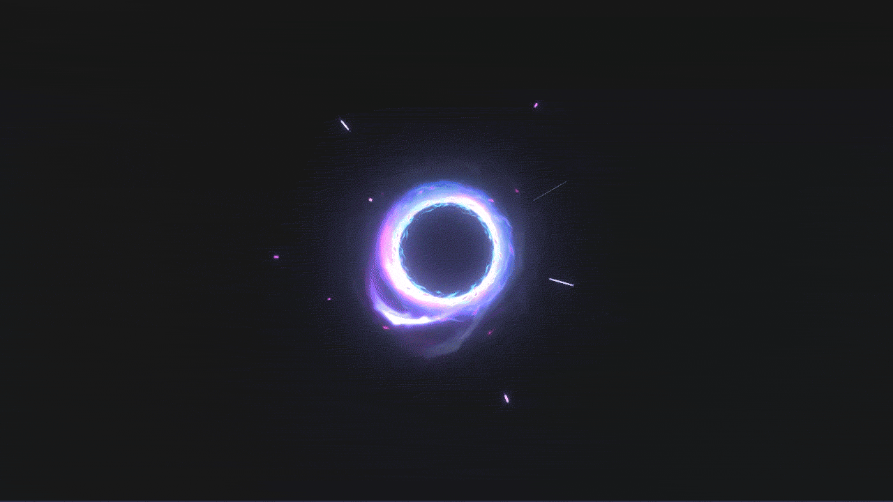 Black hole animation